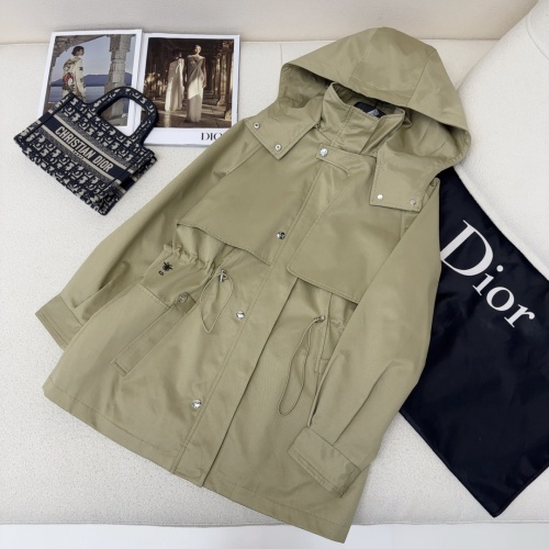 Cheap Christian Dior Coat Long Sleeved For Women #1163707 Replica Wholesale [$160.00 USD] [ITEM#1163707] on Replica Christian Dior Coat