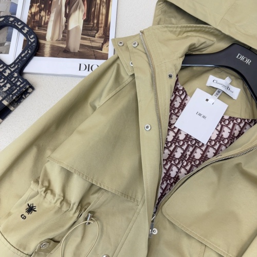 Cheap Christian Dior Coat Long Sleeved For Women #1163707 Replica Wholesale [$160.00 USD] [ITEM#1163707] on Replica Christian Dior Coat