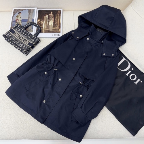 Cheap Christian Dior Coat Long Sleeved For Women #1163708 Replica Wholesale [$160.00 USD] [ITEM#1163708] on Replica Christian Dior Coat