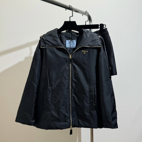 Cheap Prada Jackets Long Sleeved For Women #1163715 Replica Wholesale [$155.00 USD] [ITEM#1163715] on Replica Prada Jackets