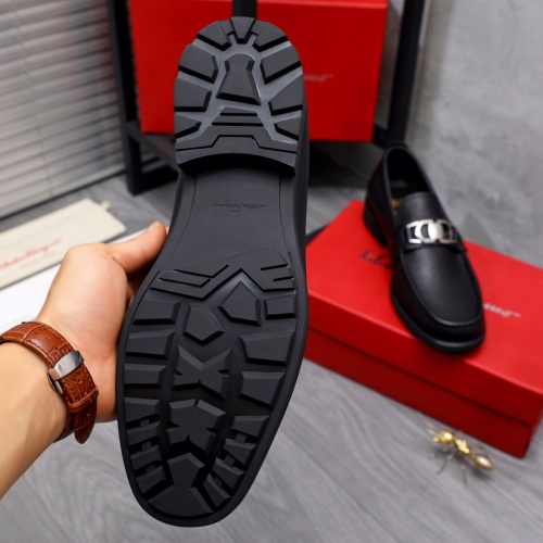 Cheap Salvatore Ferragamo Leather Shoes For Men #1163726 Replica Wholesale [$85.00 USD] [ITEM#1163726] on Replica Salvatore Ferragamo Leather Shoes