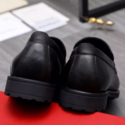 Cheap Salvatore Ferragamo Leather Shoes For Men #1163727 Replica Wholesale [$85.00 USD] [ITEM#1163727] on Replica Salvatore Ferragamo Leather Shoes