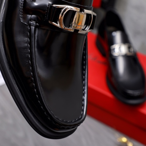 Cheap Salvatore Ferragamo Leather Shoes For Men #1163728 Replica Wholesale [$85.00 USD] [ITEM#1163728] on Replica Salvatore Ferragamo Leather Shoes