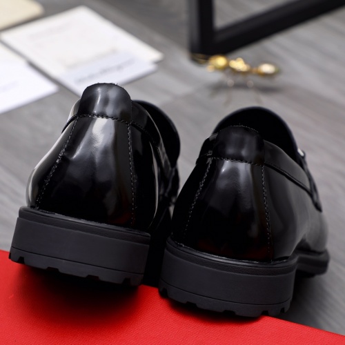 Cheap Salvatore Ferragamo Leather Shoes For Men #1163728 Replica Wholesale [$85.00 USD] [ITEM#1163728] on Replica Salvatore Ferragamo Leather Shoes
