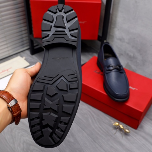 Cheap Salvatore Ferragamo Leather Shoes For Men #1163731 Replica Wholesale [$85.00 USD] [ITEM#1163731] on Replica Salvatore Ferragamo Leather Shoes