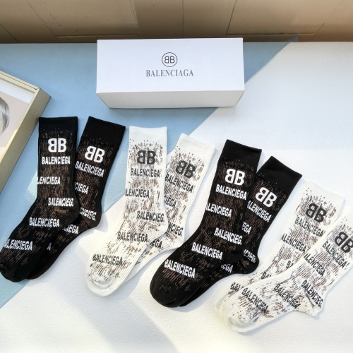 Cheap Balenciaga Socks #1163787 Replica Wholesale [$34.00 USD] [ITEM#1163787] on Replica Balenciaga Socks