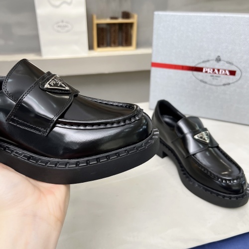 Cheap Prada Leather Shoes For Women #1163840 Replica Wholesale [$102.00 USD] [ITEM#1163840] on Replica Prada Leather Shoes