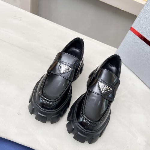 Cheap Prada Leather Shoes For Women #1163842 Replica Wholesale [$102.00 USD] [ITEM#1163842] on Replica Prada Leather Shoes