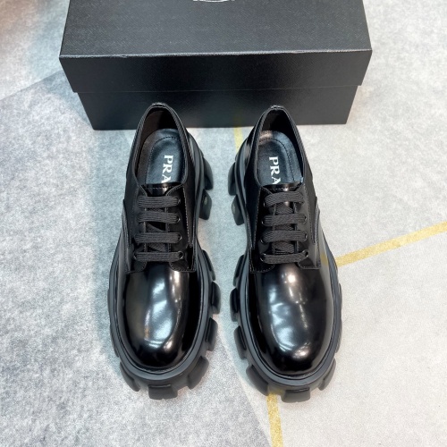 Cheap Prada Leather Shoes For Women #1163848 Replica Wholesale [$100.00 USD] [ITEM#1163848] on Replica Prada Leather Shoes
