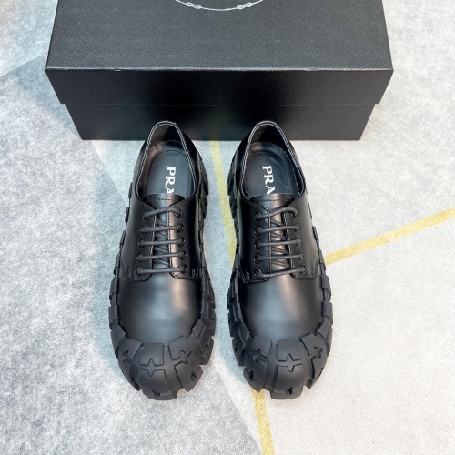 Cheap Prada Leather Shoes For Men #1163852 Replica Wholesale [$108.00 USD] [ITEM#1163852] on Replica Prada Leather Shoes