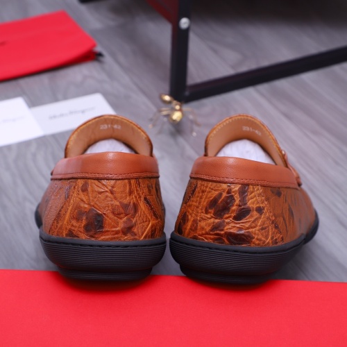 Cheap Salvatore Ferragamo Leather Shoes For Men #1163897 Replica Wholesale [$92.00 USD] [ITEM#1163897] on Replica Salvatore Ferragamo Leather Shoes