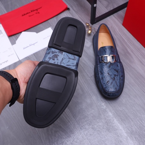 Cheap Salvatore Ferragamo Leather Shoes For Men #1163899 Replica Wholesale [$92.00 USD] [ITEM#1163899] on Replica Salvatore Ferragamo Leather Shoes