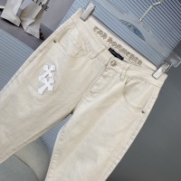 Cheap Chrome Hearts Jeans For Men #1154703 Replica Wholesale [$76.00 USD] [ITEM#1154703] on Replica Chrome Hearts Jeans