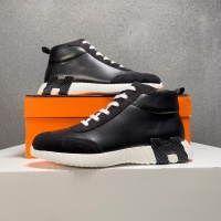 Cheap Hermes High Tops Shoes For Men #1155500 Replica Wholesale [$125.00 USD] [ITEM#1155500] on Replica Hermes High Tops Shoes