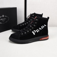 Cheap Prada High Top Shoes For Men #1155867 Replica Wholesale [$85.00 USD] [ITEM#1155867] on Replica Prada High Top Shoes