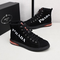 Cheap Prada High Top Shoes For Men #1155867 Replica Wholesale [$85.00 USD] [ITEM#1155867] on Replica Prada High Top Shoes