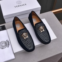 Cheap Versace Leather Shoes For Men #1156104 Replica Wholesale [$76.00 USD] [ITEM#1156104] on Replica Versace Leather Shoes