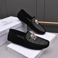 Cheap Versace Leather Shoes For Men #1156105 Replica Wholesale [$76.00 USD] [ITEM#1156105] on Replica Versace Leather Shoes