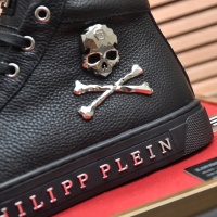 Cheap Philipp Plein PP High Tops Shoes For Men #1156214 Replica Wholesale [$88.00 USD] [ITEM#1156214] on Replica Philipp Plein PP High Tops Shoes