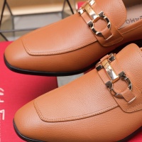 Cheap Salvatore Ferragamo Leather Shoes For Men #1156270 Replica Wholesale [$125.00 USD] [ITEM#1156270] on Replica Salvatore Ferragamo Leather Shoes