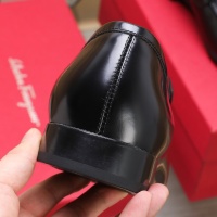 Cheap Salvatore Ferragamo Leather Shoes For Men #1156273 Replica Wholesale [$125.00 USD] [ITEM#1156273] on Replica Salvatore Ferragamo Leather Shoes