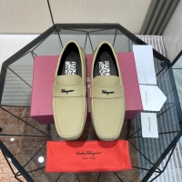 Cheap Salvatore Ferragamo Leather Shoes For Men #1156395 Replica Wholesale [$102.00 USD] [ITEM#1156395] on Replica Salvatore Ferragamo Leather Shoes