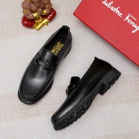 Cheap Salvatore Ferragamo Leather Shoes For Men #1156744 Replica Wholesale [$85.00 USD] [ITEM#1156744] on Replica Salvatore Ferragamo Leather Shoes