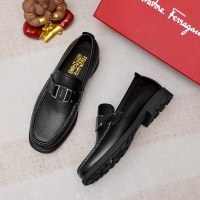 Cheap Salvatore Ferragamo Leather Shoes For Men #1156748 Replica Wholesale [$85.00 USD] [ITEM#1156748] on Replica Salvatore Ferragamo Leather Shoes
