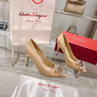 Cheap Salvatore Ferragamo High-Heeled Shoes For Women #1158255 Replica Wholesale [$100.00 USD] [ITEM#1158255] on Replica Salvatore Ferragamo High-Heeled Shoes