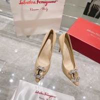Cheap Salvatore Ferragamo High-Heeled Shoes For Women #1158255 Replica Wholesale [$100.00 USD] [ITEM#1158255] on Replica Salvatore Ferragamo High-Heeled Shoes