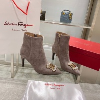Cheap Salvatore Ferragamo Boots For Women #1158258 Replica Wholesale [$130.00 USD] [ITEM#1158258] on Replica Salvatore Ferragamo Boots