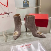 Cheap Salvatore Ferragamo Boots For Women #1158258 Replica Wholesale [$130.00 USD] [ITEM#1158258] on Replica Salvatore Ferragamo Boots