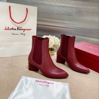 Cheap Salvatore Ferragamo Boots For Women #1158270 Replica Wholesale [$128.00 USD] [ITEM#1158270] on Replica Salvatore Ferragamo Boots