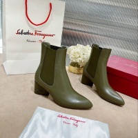 Cheap Salvatore Ferragamo Boots For Women #1158271 Replica Wholesale [$128.00 USD] [ITEM#1158271] on Replica Salvatore Ferragamo Boots