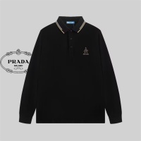 Cheap Prada T-Shirts Long Sleeved For Men #1159711 Replica Wholesale [$56.00 USD] [ITEM#1159711] on Replica Prada T-Shirts