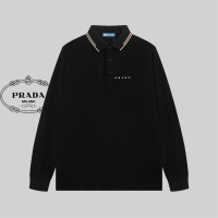 Cheap Prada T-Shirts Long Sleeved For Men #1159718 Replica Wholesale [$56.00 USD] [ITEM#1159718] on Replica Prada T-Shirts