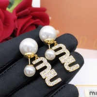 Cheap MIU MIU Earrings For Women #1160752 Replica Wholesale [$29.00 USD] [ITEM#1160752] on Replica MIU MIU Earrings