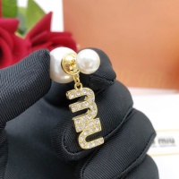 Cheap MIU MIU Earrings For Women #1160752 Replica Wholesale [$29.00 USD] [ITEM#1160752] on Replica MIU MIU Earrings