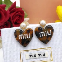 Cheap MIU MIU Earrings For Women #1160758 Replica Wholesale [$29.00 USD] [ITEM#1160758] on Replica MIU MIU Earrings