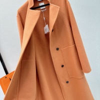 Cheap Hermes Coat Long Sleeved For Women #1163604 Replica Wholesale [$459.50 USD] [ITEM#1163604] on Replica Hermes Coat