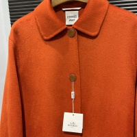 Cheap Hermes Coat Long Sleeved For Women #1163610 Replica Wholesale [$393.39 USD] [ITEM#1163610] on Replica Hermes Coat