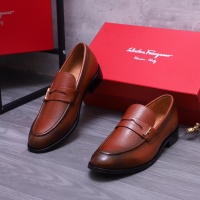 Salvatore Ferragamo Leather Shoes For Men #1163667