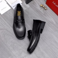 Cheap Salvatore Ferragamo Leather Shoes For Men #1163733 Replica Wholesale [$85.00 USD] [ITEM#1163733] on Replica Salvatore Ferragamo Leather Shoes