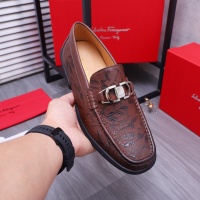 Cheap Salvatore Ferragamo Leather Shoes For Men #1163898 Replica Wholesale [$92.00 USD] [ITEM#1163898] on Replica Salvatore Ferragamo Leather Shoes