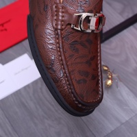 Cheap Salvatore Ferragamo Leather Shoes For Men #1163898 Replica Wholesale [$92.00 USD] [ITEM#1163898] on Replica Salvatore Ferragamo Leather Shoes