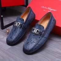 Cheap Salvatore Ferragamo Leather Shoes For Men #1163899 Replica Wholesale [$92.00 USD] [ITEM#1163899] on Replica Salvatore Ferragamo Leather Shoes