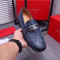 Cheap Salvatore Ferragamo Leather Shoes For Men #1163899 Replica Wholesale [$92.00 USD] [ITEM#1163899] on Replica Salvatore Ferragamo Leather Shoes