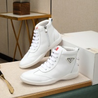 Cheap Prada High Top Shoes For Men #1163909 Replica Wholesale [$88.00 USD] [ITEM#1163909] on Replica Prada High Top Shoes