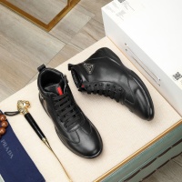 Cheap Prada High Top Shoes For Men #1163910 Replica Wholesale [$88.00 USD] [ITEM#1163910] on Replica Prada High Top Shoes