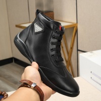 Cheap Prada High Top Shoes For Men #1163910 Replica Wholesale [$88.00 USD] [ITEM#1163910] on Replica Prada High Top Shoes